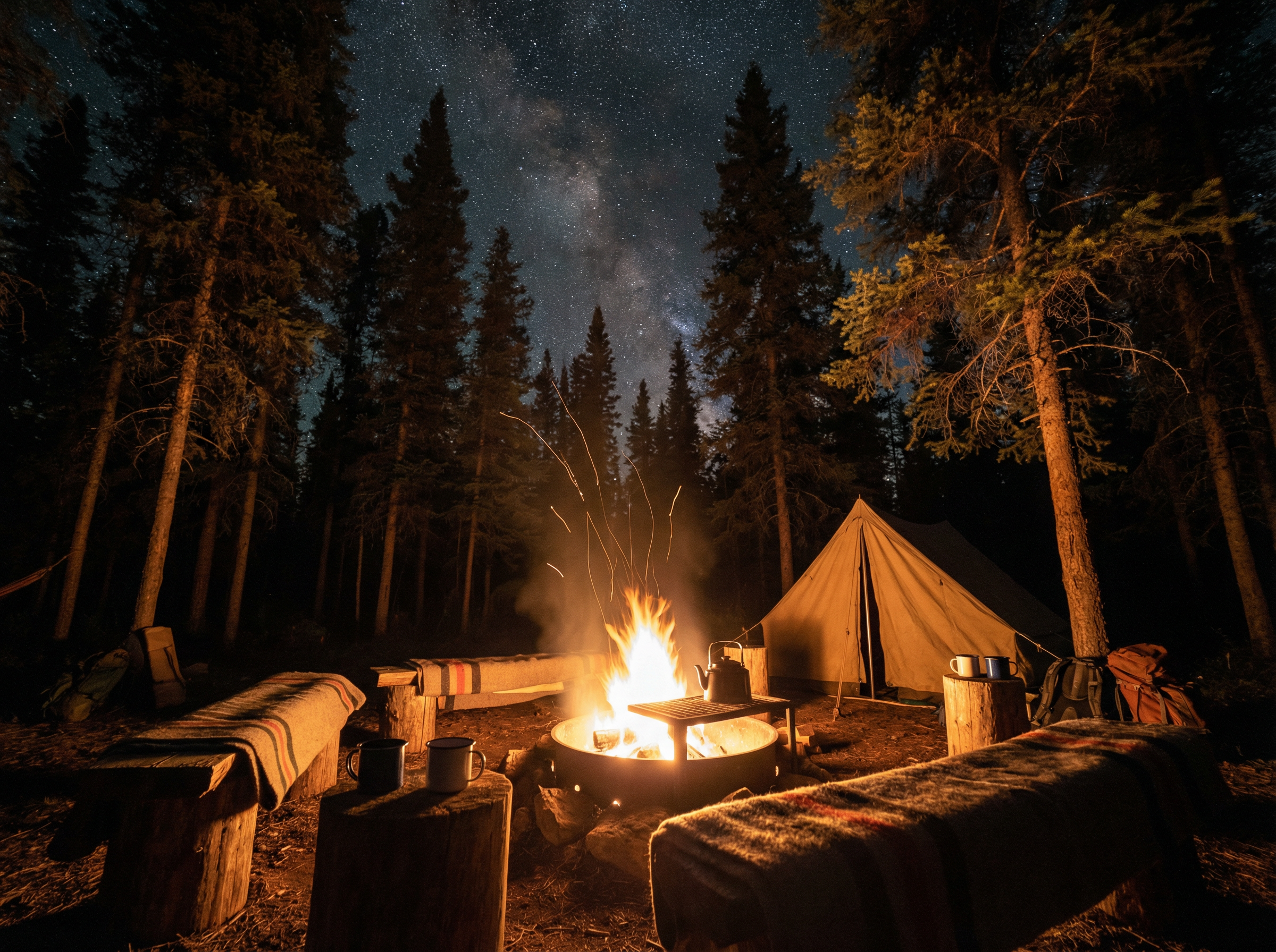 加拿大28 - 营地篝火旁的策略讨论